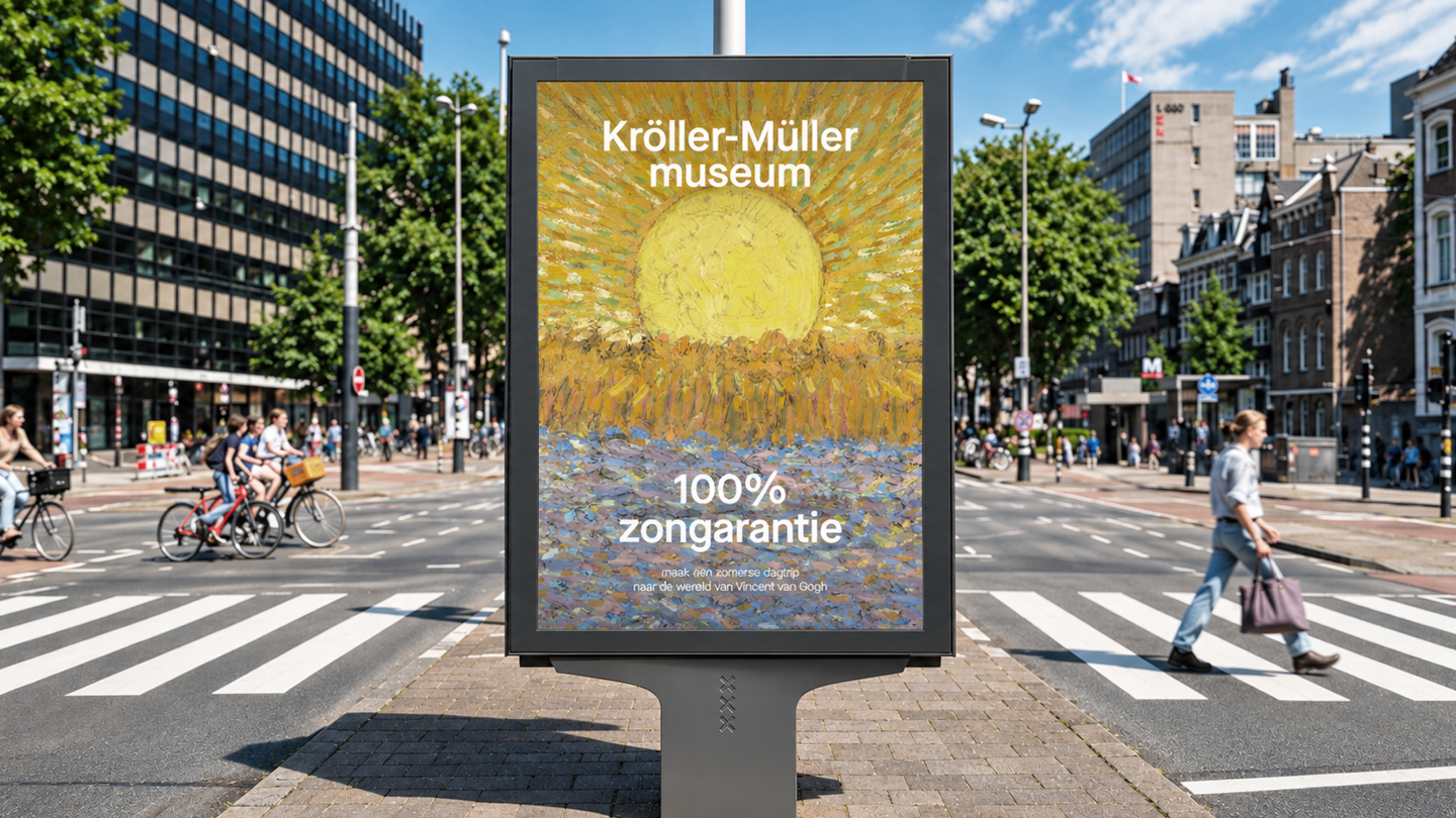 Sinds 1416 kroller muller museum corporate campagne grafisch ontwerp visuele communicatie marketing branding design identiteit agency gelderland arnhem8