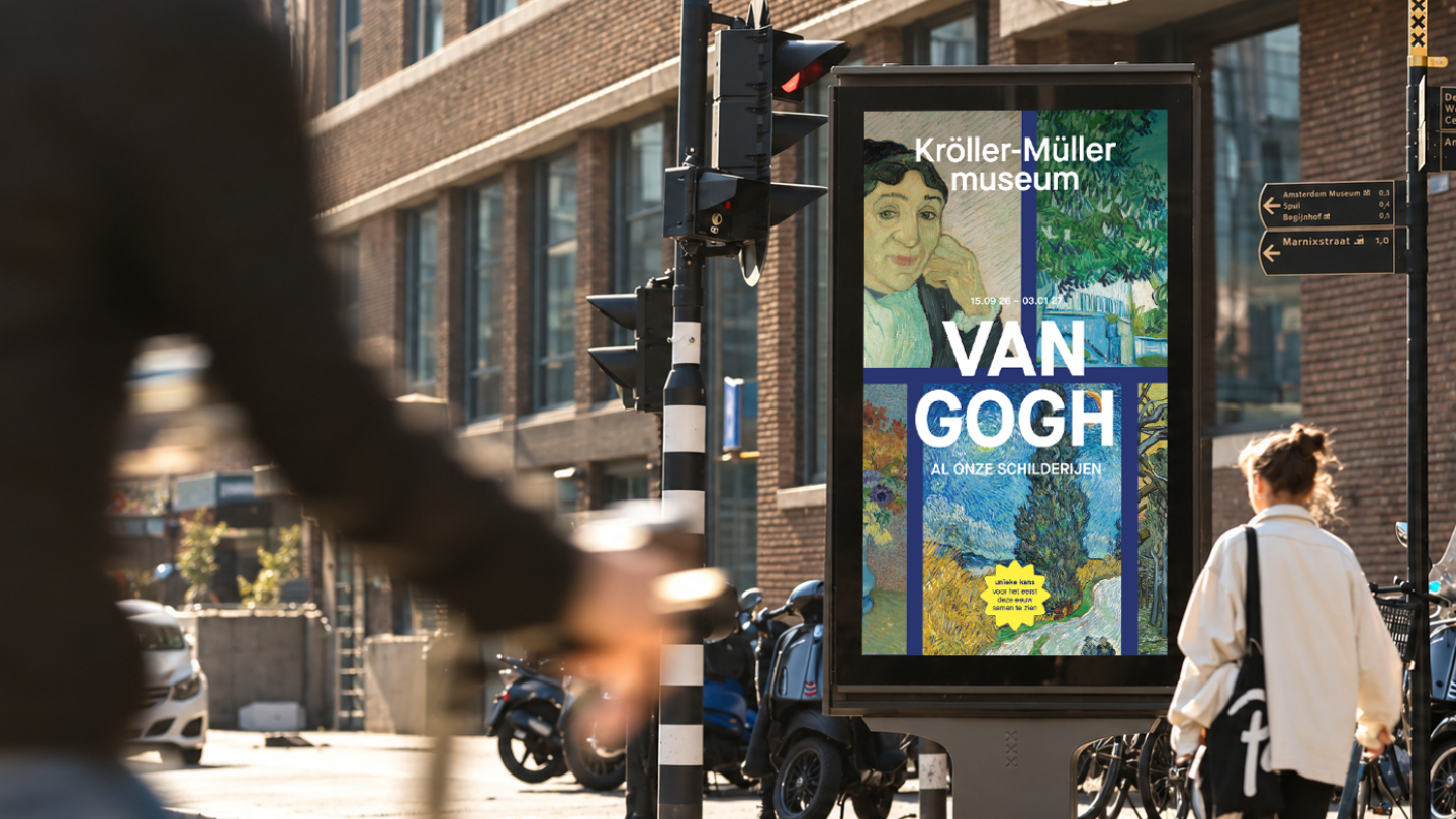 Sinds 1416 kroller muller museum tentoonstelling campagne grafisch ontwerp visuele communicatie marketing branding design identiteit agency gelderland arnhem