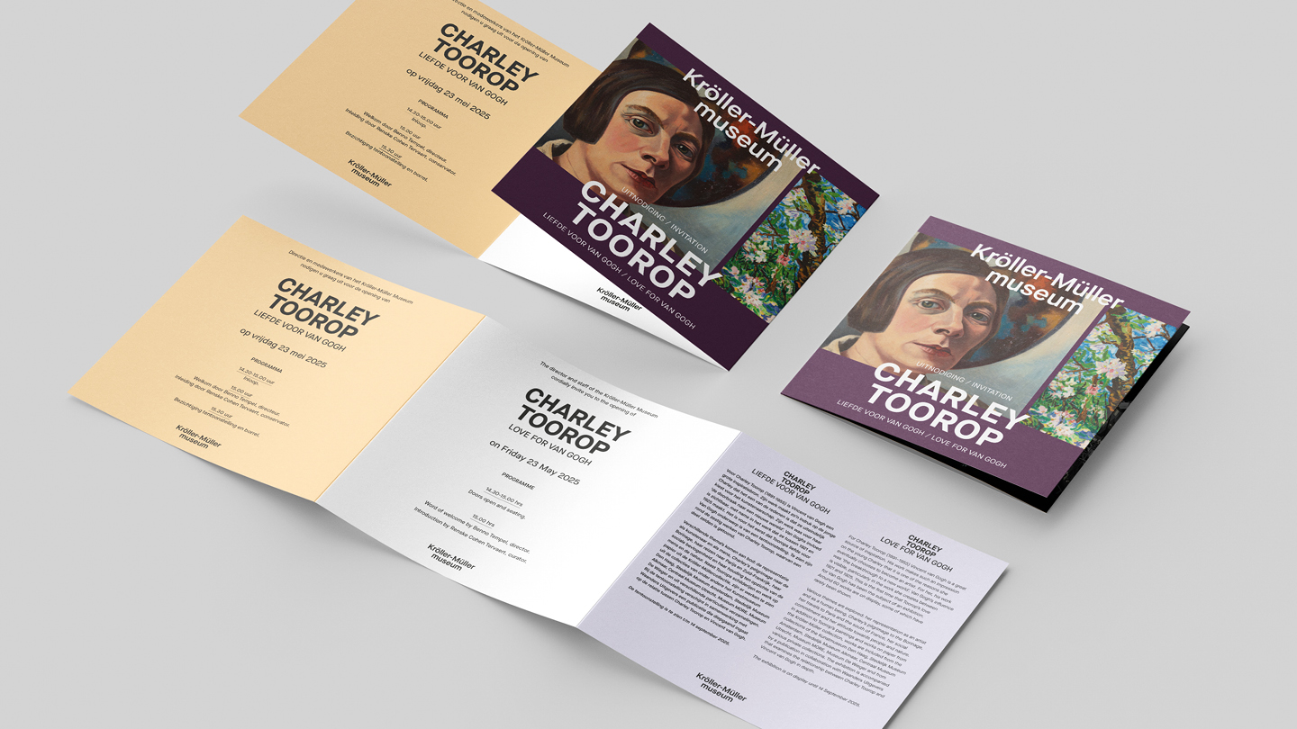 Sinds 1416 kroller muller museum tentoonstelling campagne grafisch ontwerp visuele communicatie marketing branding design identiteit agency gelderland arnhem3 1